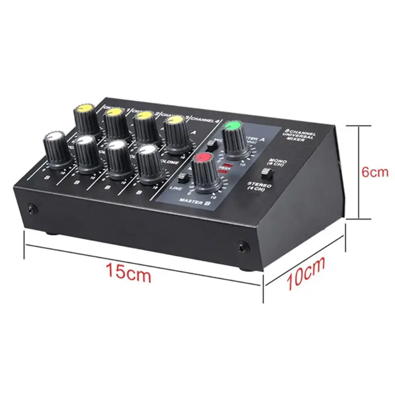 Zgomot redus de Amestecare Consolă 6.5 mm interfata Universal Mixer Digital Accesorii