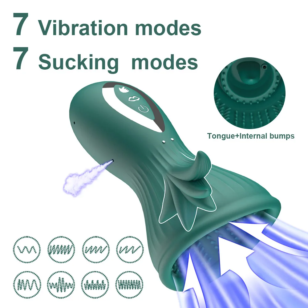 Biberon Fraier Vibrator pentru Femei Vaginul Matern Masaj Limba Lins Pizde Vibrator Stimulator Clitoris Jucarii Sexuale Pentru Cupluri