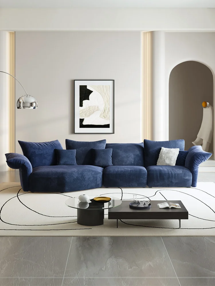 Petală canapea italiană minimalist tesatura curbat canapea dimensiune nouă formă arla canapea