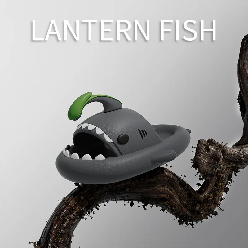 Desene animate Rechin Platforma de Papuci Pentru Femei, Omul Felinar Pește Batrhoom Piscină cu Tobogane EVA Calitate Sandale de Vara Cupluri Pantofi de Plaja