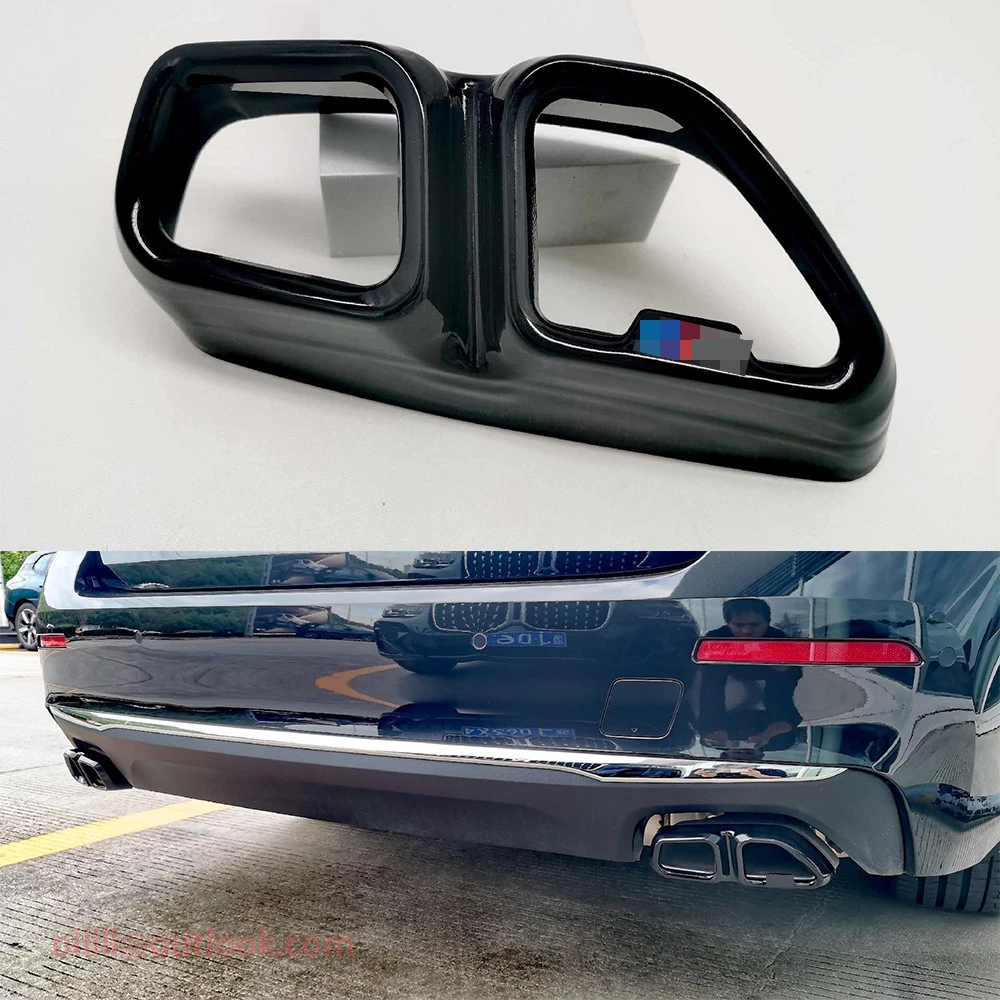 Acesta este aplicabil pentru BMW seria 5 18-22 5-serie de rachete cu patru căi coada gât modificarea și decorare a țevii de eșapament din spate de buze