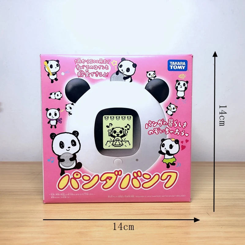 Autentic TAKARA TOMY Drăguț animale de Companie Electronice Panda Băncii Joc Virtual Machine Ecran Color Nostalgic Jucarii Copii Cadouri