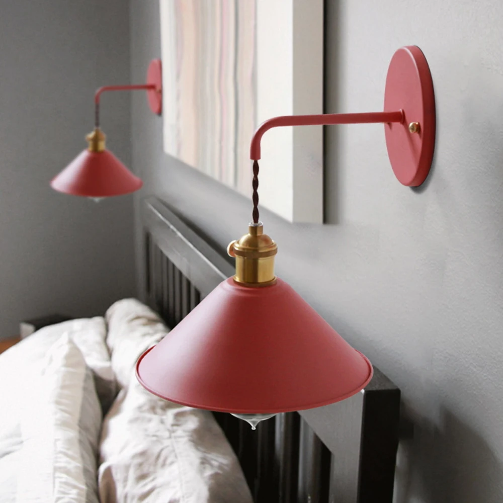 ZK50 LED Lampă de Perete Nordic Colorate Dormitor Noptieră Lampa de Perete Simple Decorațiuni interioare Decoratiuni Interioare Lampa de Perete E27 110V-260V
